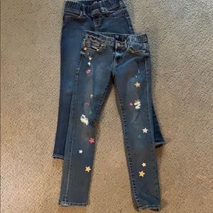 2 GapKids skinny jeans